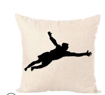 Nordic Sports Linen Pillow Case Play Basketball Cushion Cover Decorative Throw Pillow Covers Sofa Cover Home Decor