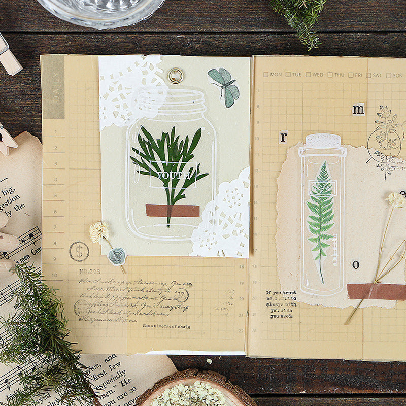 Glassware Series Notebook Transparent Items Decorative Sticker