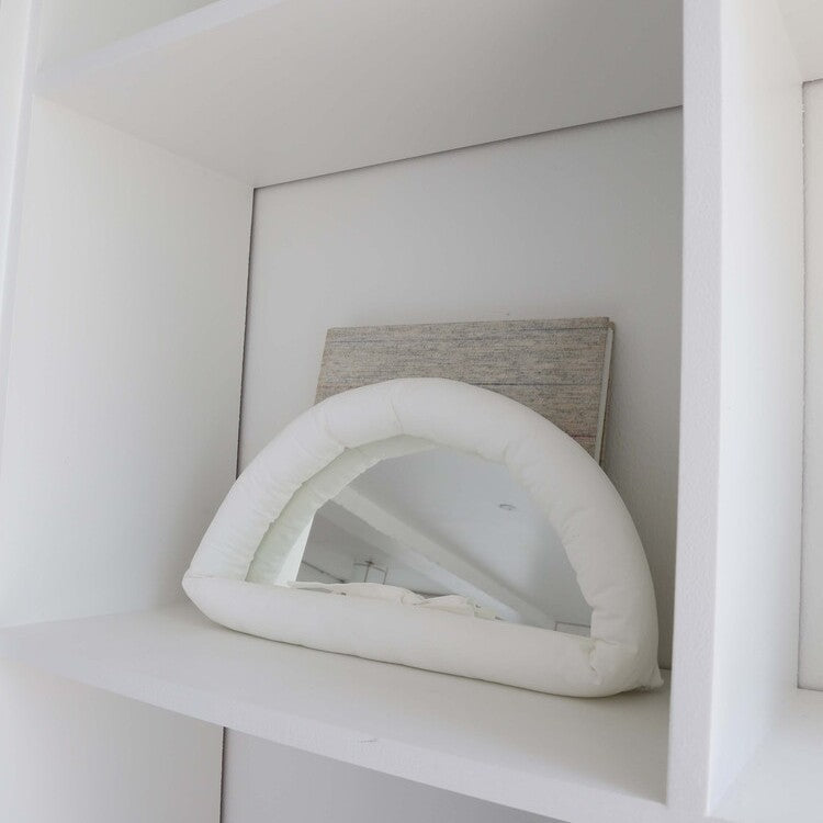 Hanging Simple Soft Cotton-filled Fabric Mirror